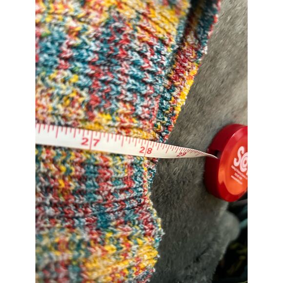 Kori America mesh style long sleeve wrap sweater, size S - Picture 5 of 9